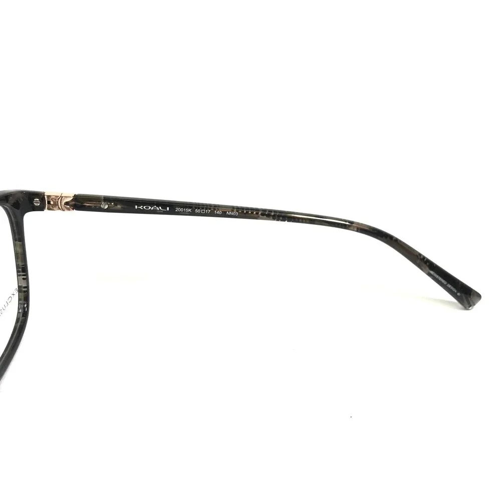 Morel Eyeglasses Frames KOALI 20015K NN03 Clear Black Gray Cat Eye 50-17-140